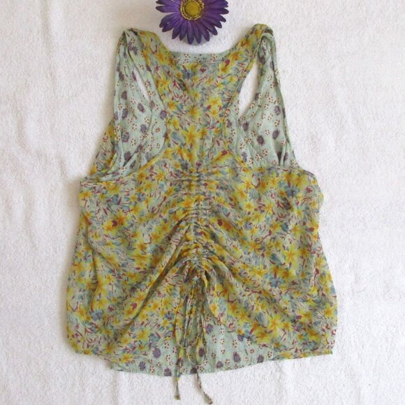 American Rag Tank Top Size Small Flower Print - Picture 9 of 11